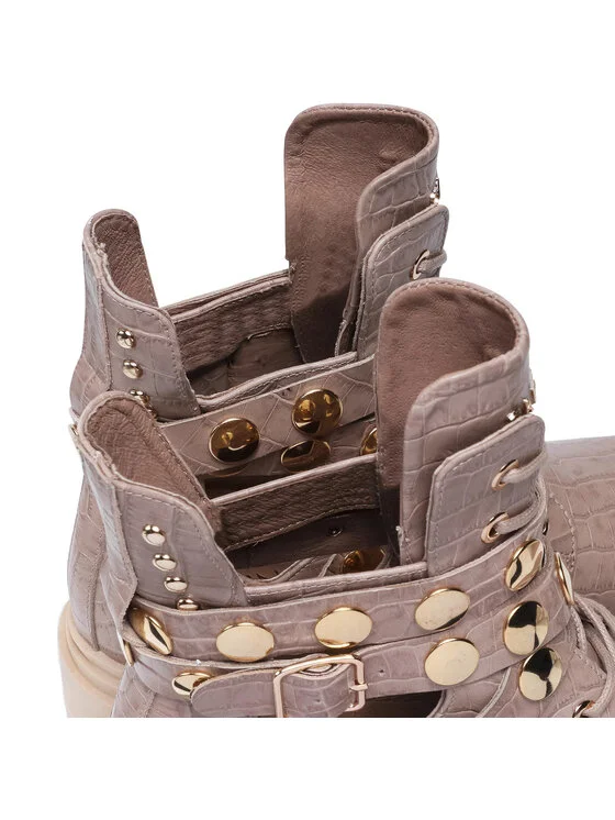 Carinii Scarponcini B7004 Beige 8 Carinii Scarponcini B7004 Beige - immagine 6