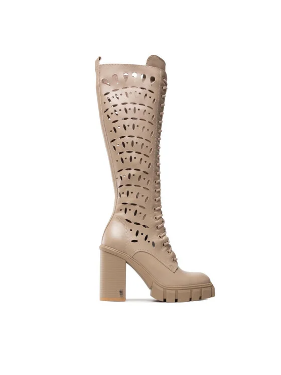 Carinii Stivali B8023 Beige 4 Carinii Stivali B8023 Beige - immagine 2