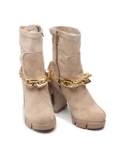 Carinii Tronchetti B7543 Beige -Carinii Saldi carinii tronchetti b7543 beige 4