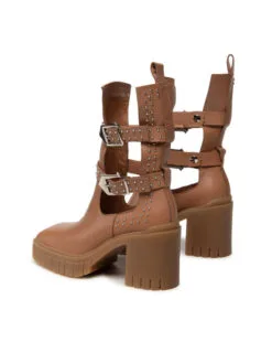 Carinii Tronchetti B7813 Marrone 10 Carinii Tronchetti B7813 Marrone -Carinii Saldi carinii tronchetti b7813 marrone 2