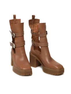 Carinii Tronchetti B7813 Marrone 12 Carinii Tronchetti B7813 Marrone -Carinii Saldi carinii tronchetti b7813 marrone 4