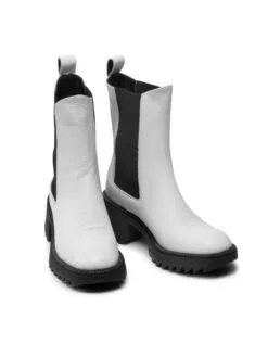 Carinii Tronchetti B8031 Bianco -Carinii Saldi carinii tronchetti b8031 bianco 4