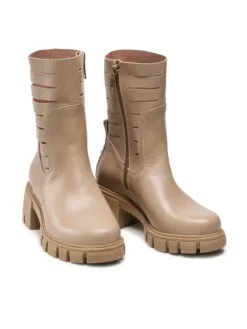 Carinii Tronchetti B8044 Beige -Carinii Saldi carinii tronchetti b8044 beige 4